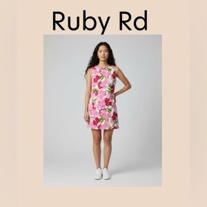 Ruby Rd. Women’s Cocoa Beach Sleeveless Shift Dress Size 16